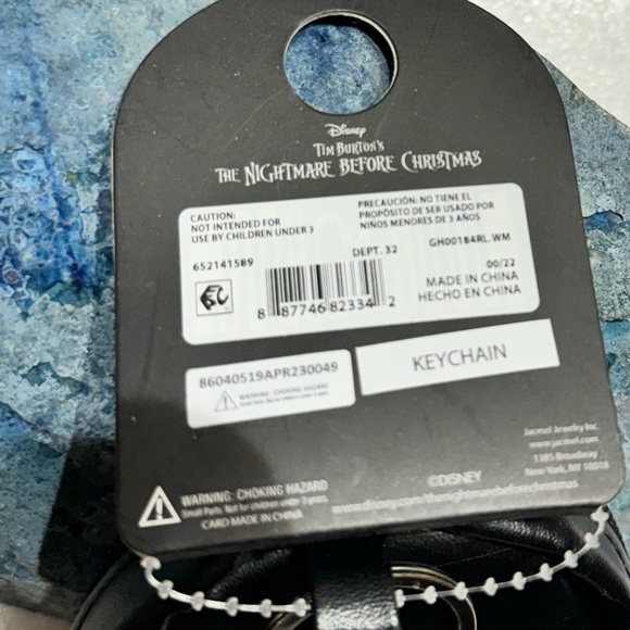 Disney Jack Skellington Nightmare Before Christmas Coin Purse and Keychain - Picture 3 of 5